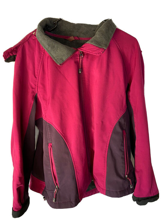 Xersion Jackets & Blazers - WMS Xersion Performancewear SZ XL Magenta/Pink Full Zip Soft Shell Hooded Jacket